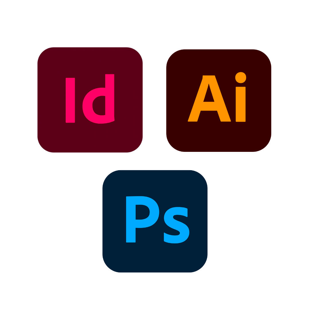 Logos Indesign, Illustrator, Photoshop