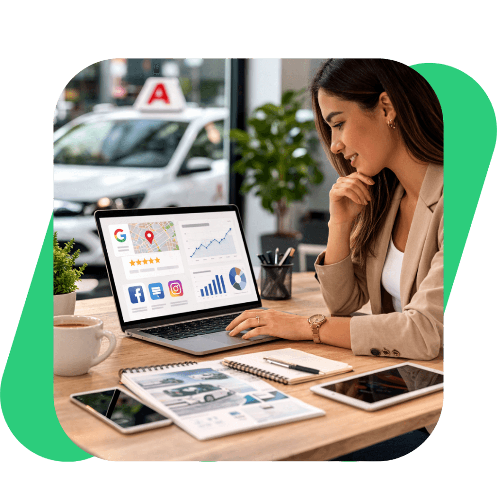 Formations au webmarketing en auto ecole